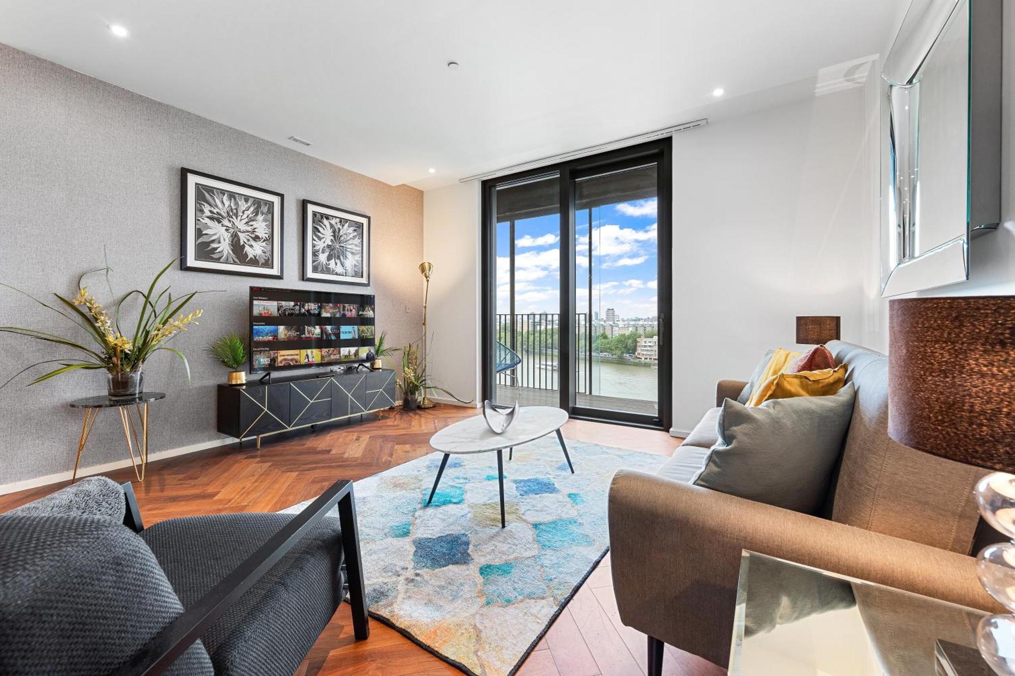 River Panorama Central London 2 Bedroom New Development Dış mekan fotoğraf