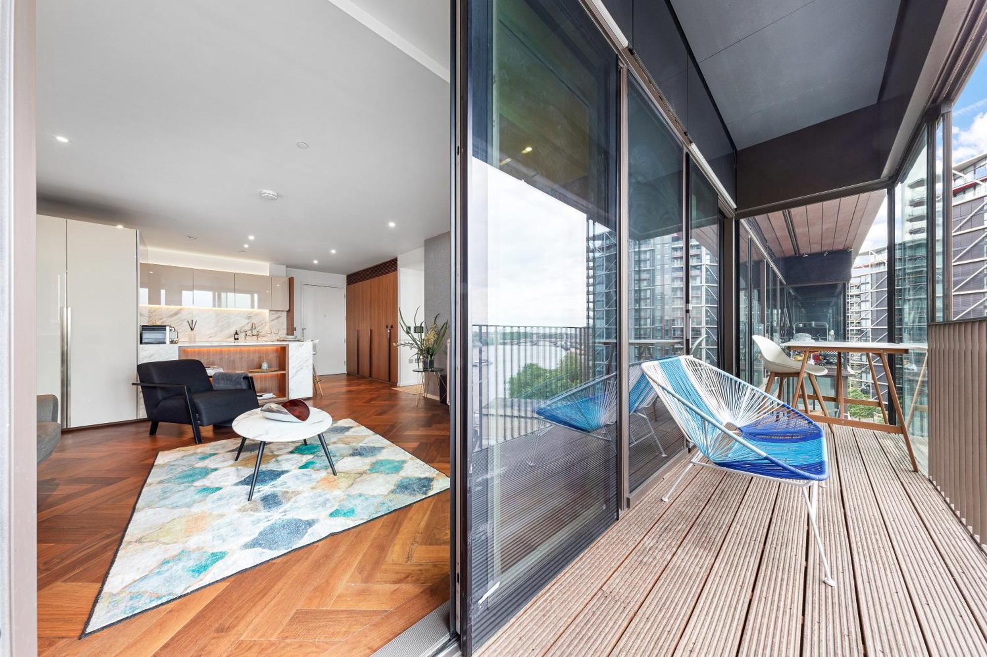 River Panorama Central London 2 Bedroom New Development Dış mekan fotoğraf