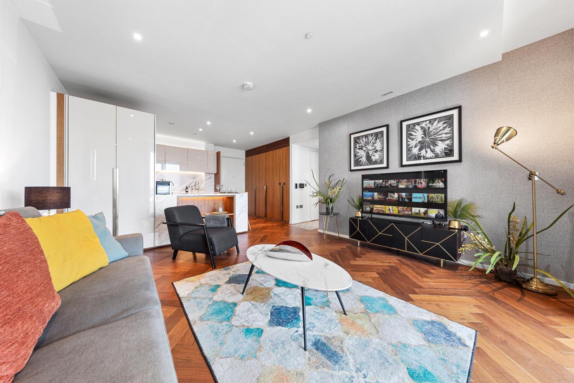 River Panorama Central London 2 Bedroom New Development Dış mekan fotoğraf