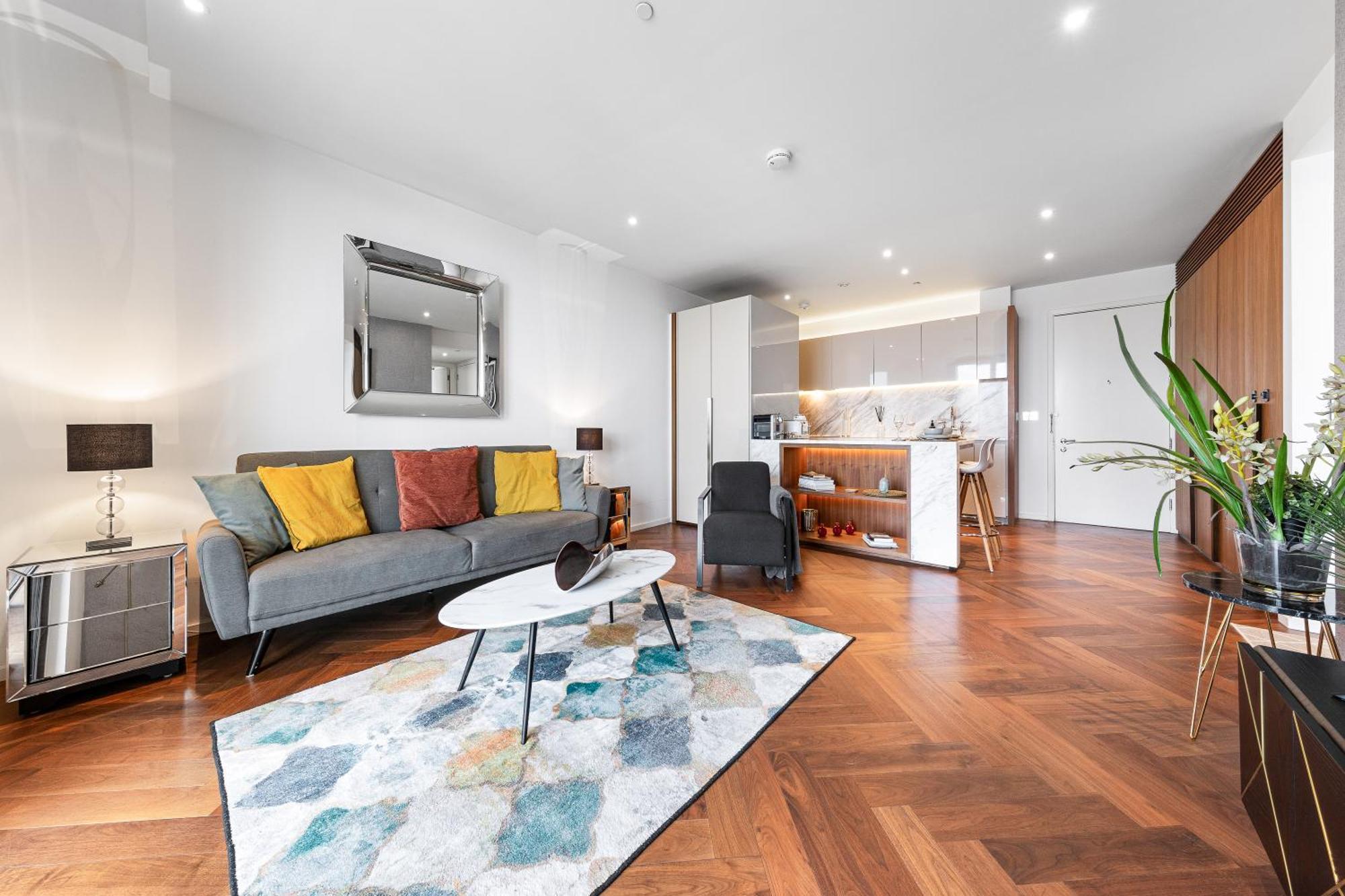 River Panorama Central London 2 Bedroom New Development Dış mekan fotoğraf