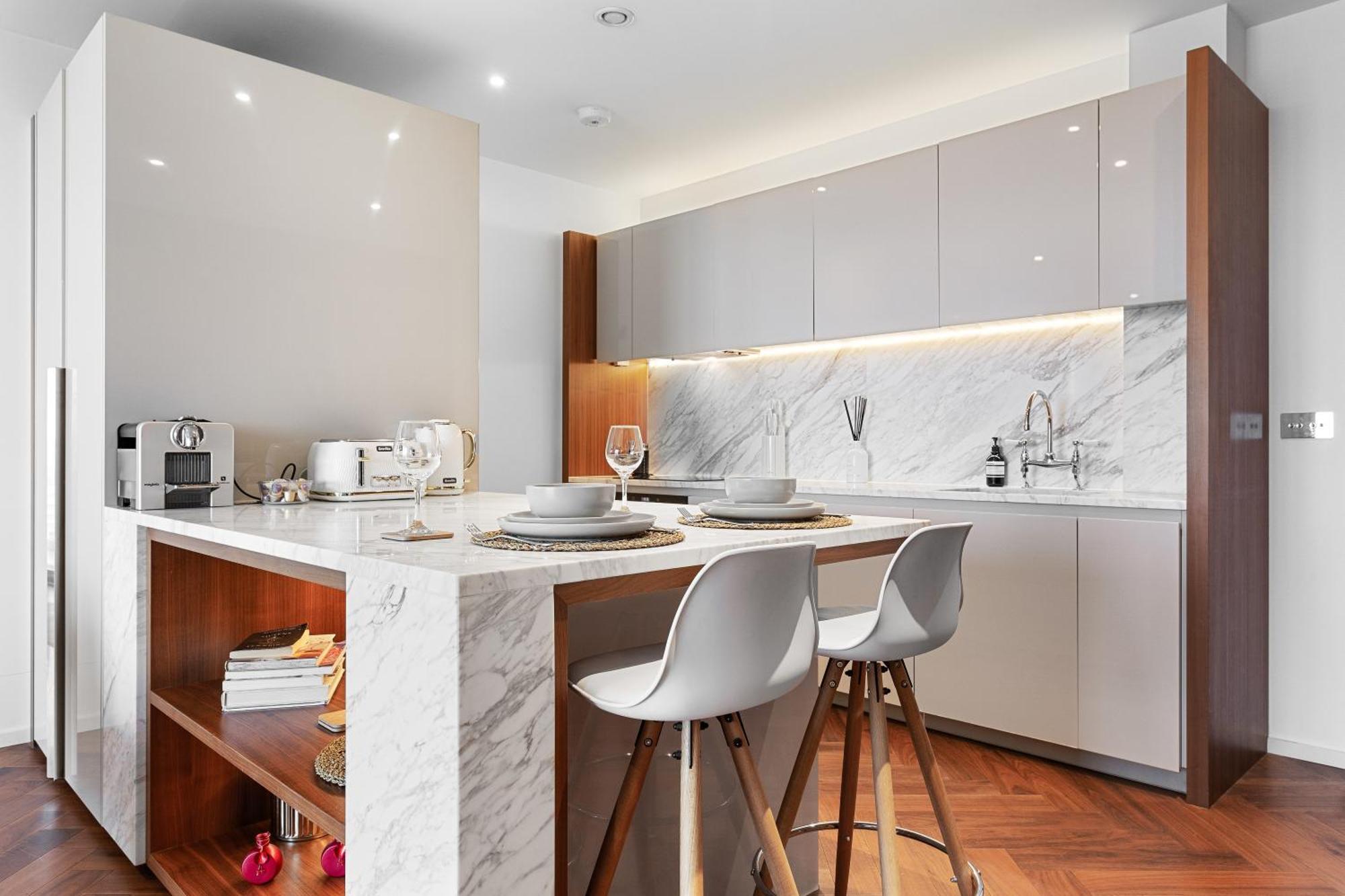 River Panorama Central London 2 Bedroom New Development Dış mekan fotoğraf
